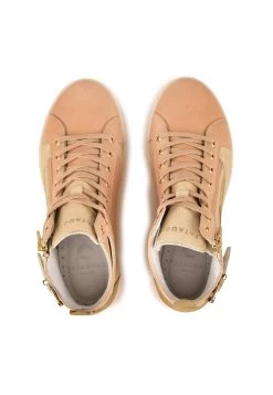 Pataugas Palme/Mix F2H - Sneakers Hoog - Beige -Pataugas 003e9ee60c3f497ab167cc87c43b54be