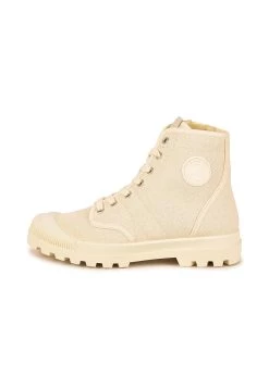 Pataugas Og M/Zipti F2I - Enkellaarsjes Met Plateauzool - Off White