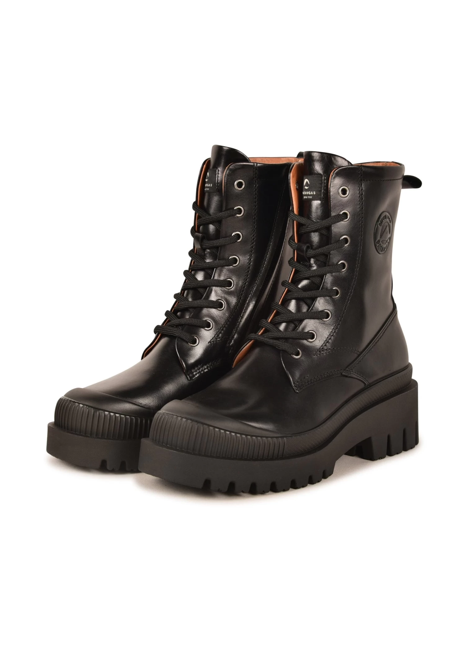 Pataugas Ainoa B/N F4H - Enkellaarsjes Met Plateauzool - Black 2 Pataugas Ainoa B/N F4H - Enkellaarsjes Met Plateauzool - Black - Afbeelding 2