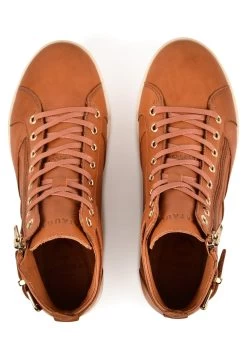 Pataugas Palme F2H - Sneakers Hoog - Camel -Pataugas 9491ab69968642d99a6e9972506b002f