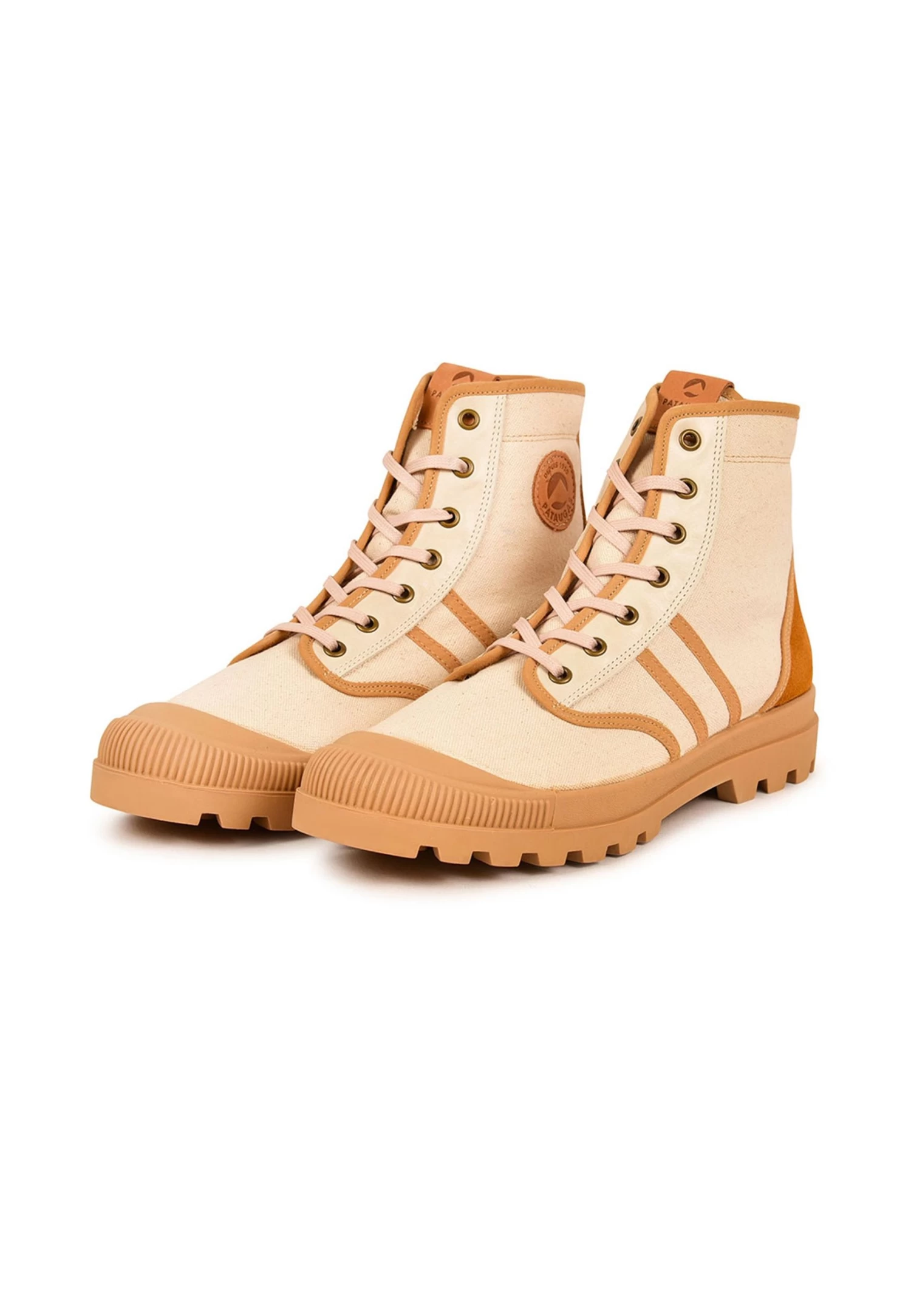 Pataugas Og M Mixtc F4H - Sneakers Hoog - Sand 2 Pataugas Og M Mixtc F4H - Sneakers Hoog - Sand - Afbeelding 2