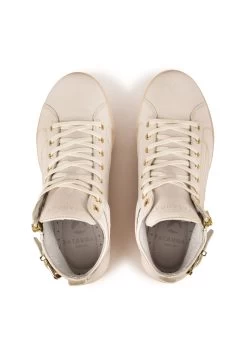 Pataugas Palme F2H - Sneakers Hoog - Off White -Pataugas e9a7bde73b994eeda7112dab3fb70749